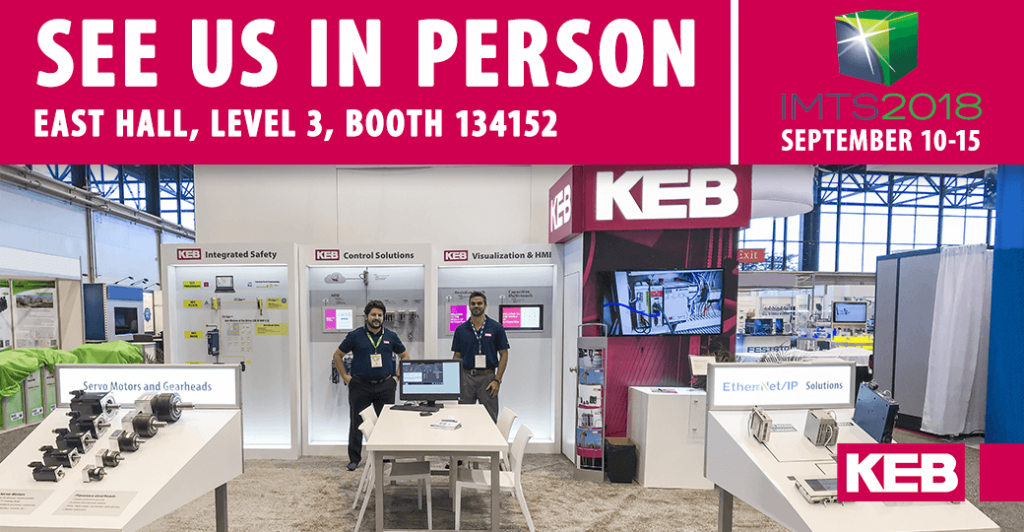 KEB America Booth IMTS Trade Show 2018