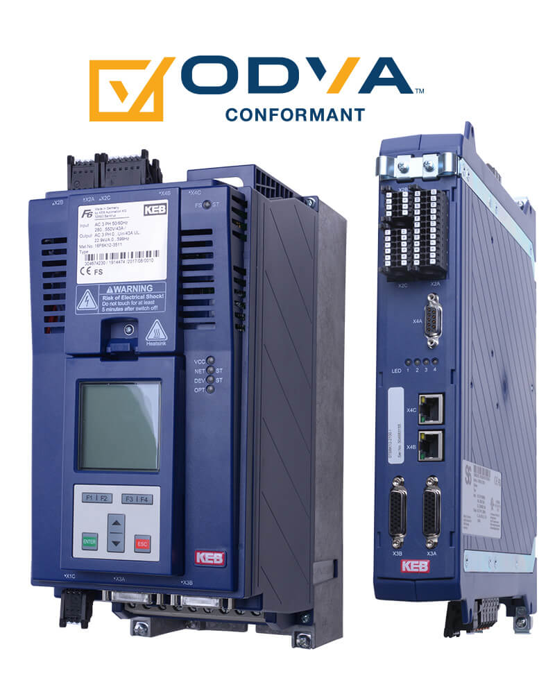 ODVA Conformant F6 and S6 ethernetip drives side-by-side
