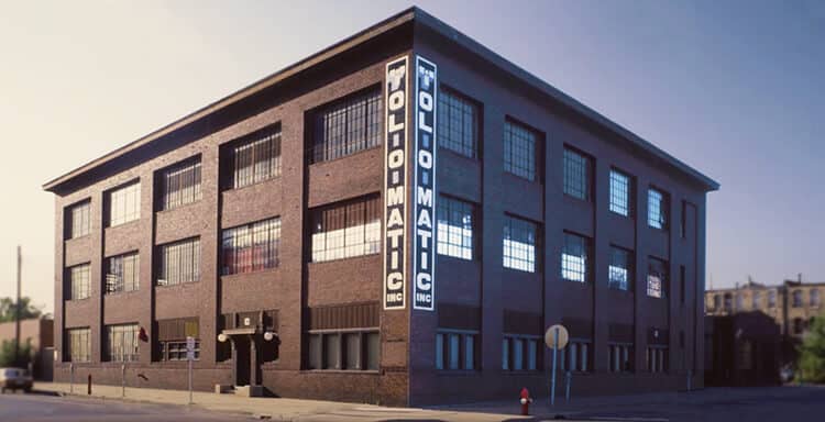 Tol-o-matic manufacturing building in Minneapolis, MN