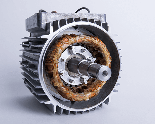 image of a rotor inside the stator 3 phase induction motor