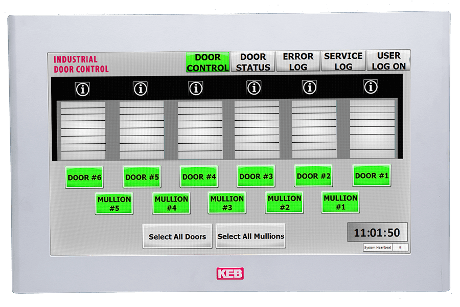 Industrial Door HMI Control