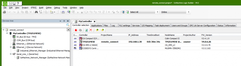 Remote-access-to-schneider-plc using SoMachine Software