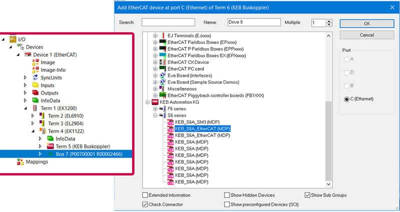 Beckhoff TwinCAT setup_Figure 8_Box 7 error and add Drive Module