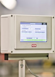 Picture of HMI screen - KEB America