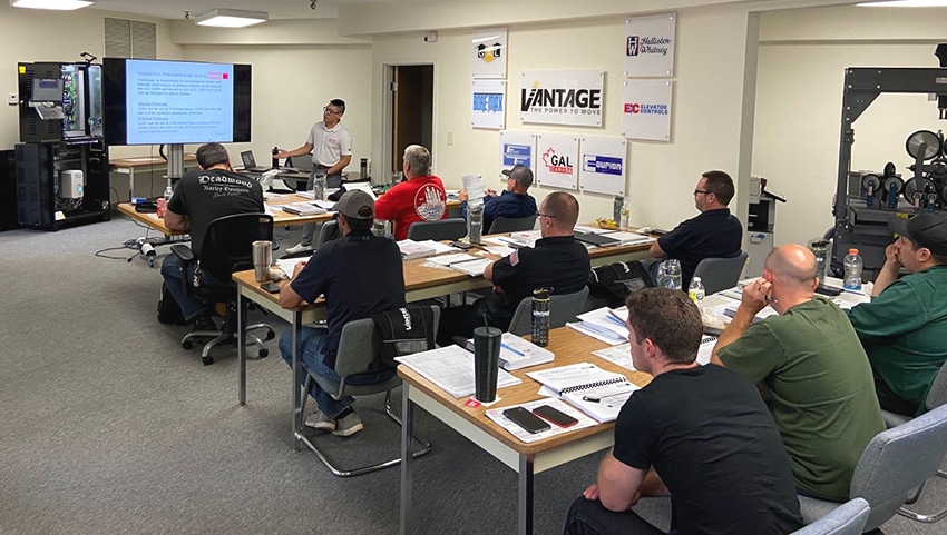 KEB America Elevator Training Session