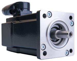 Close up of a Servo motor from KEB automation company
