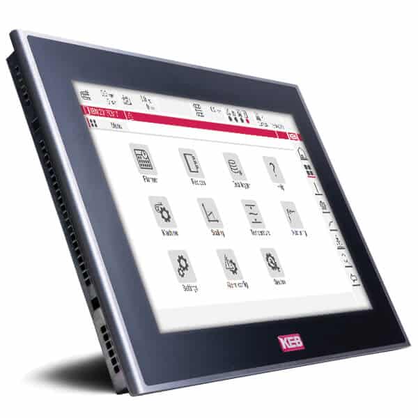 IP65K HMI screen for washdown environments such as food processing.