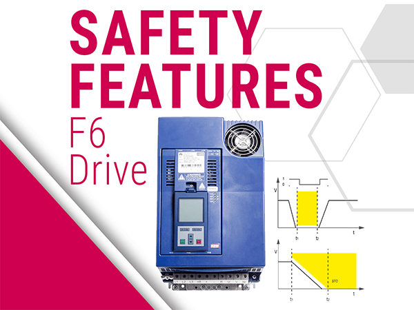 KEB F6 drive safety features with two safe motion graphs