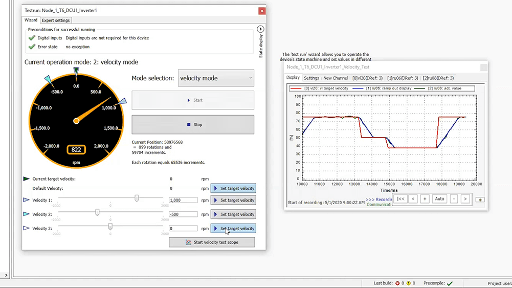 T6 Auxiliary Inverter Setup with KEB COMBIVIS Programming software. Step 6