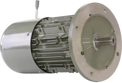 gearmotors for packaging - motor with brake and hand release lever