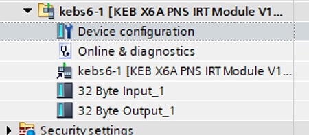 TIA Portal Open KEB device configuration