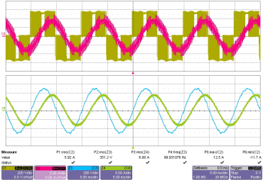 sinewave filter output
