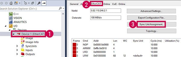 Beckhoff TwinCAT setup_Figure 23 - Sync unit